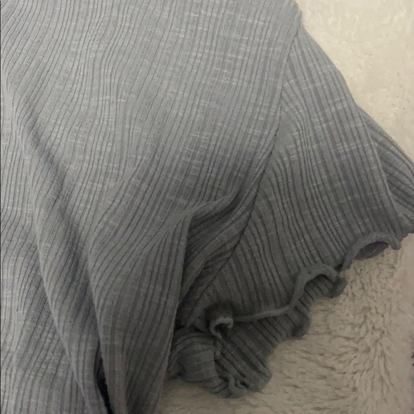 Blue garage cropped shirt - Picture 3 of 3